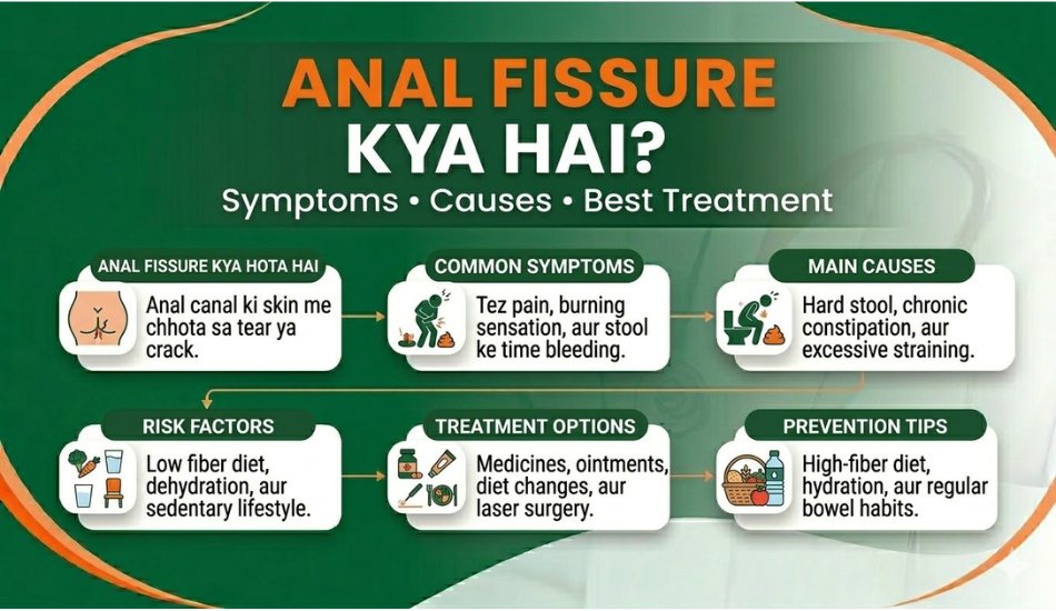 Anal Fissure Kya Hai? Symptoms, Causes aur Best Treatment Guide