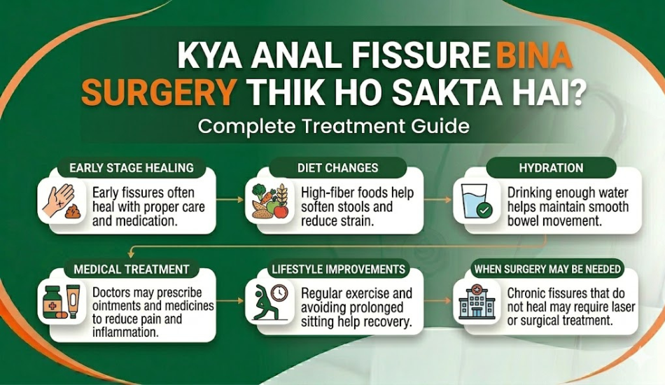 Kya Anal Fissure Bina Surgery Thik Ho Sakta Hai? Complete Guide