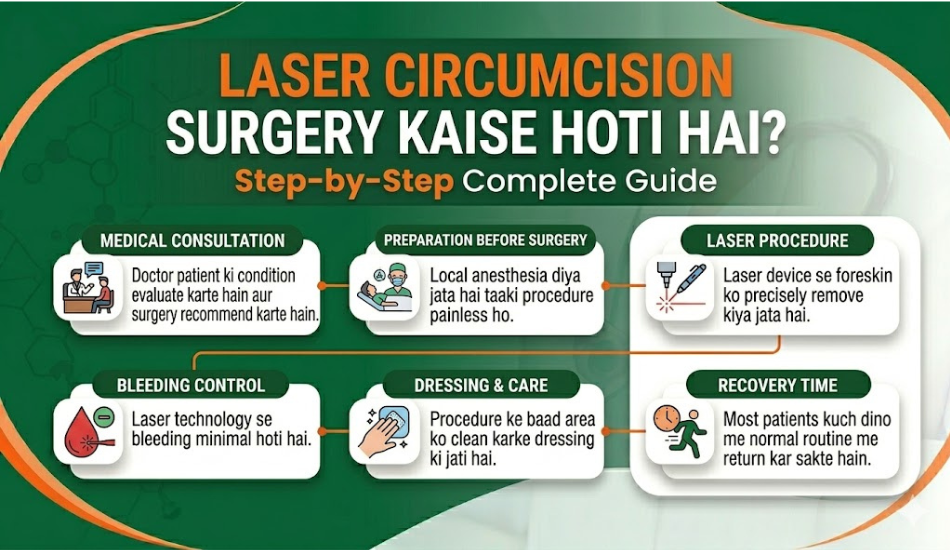 Laser Circumcision Surgery Kaise Hoti Hai? Step-by-Step Complete Guide