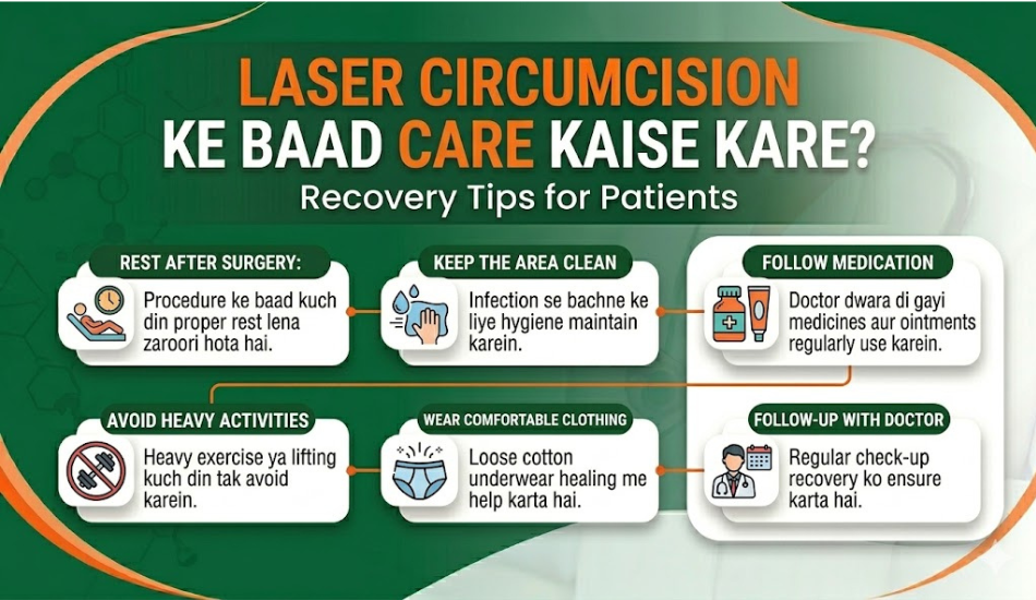 Laser Circumcision ke Baad Care Kaise Kare? Recovery Tips for Patients